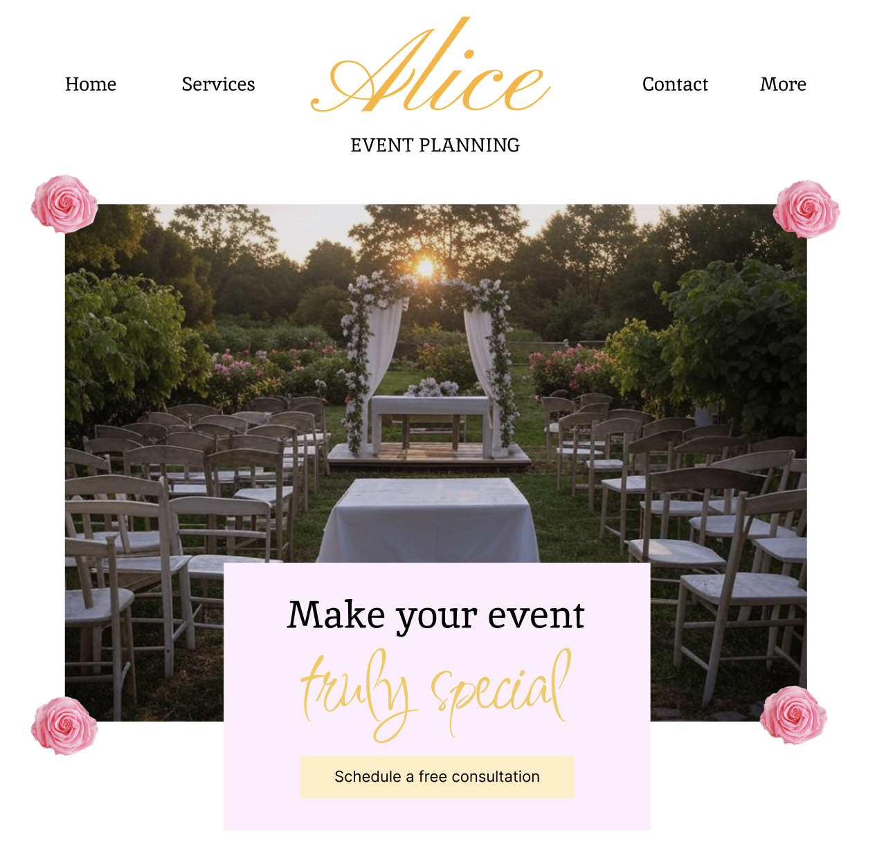 Website design detail